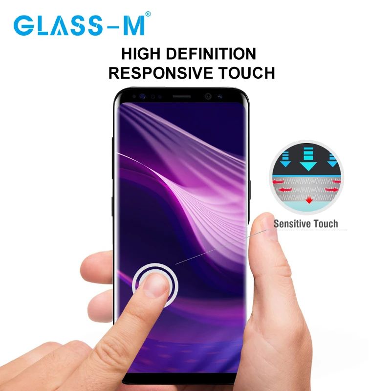 Стекло M 9H 3D полное покрытие из закаленного стекла для samsung Galaxy S9 G960 G960f Защитная