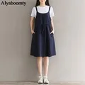 Японский Mori Girl весна осень Женское платье Kawaii с круглым вырезом с фруктовым принтом свободное vestidos mujer хлопковое льняное милое корейское милое платье
