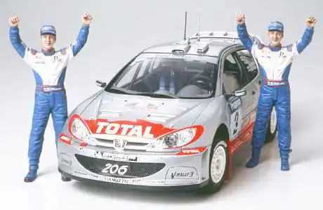 Tamiya 24262 1/24 206 WRC 2002 масштаб победителя сборка модель автомобиля строительные