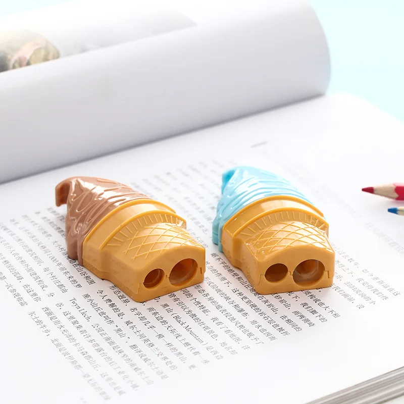2 шт. Милая точилка для мороженого Kawaii Канцелярские товары Papeleria детские подарки
