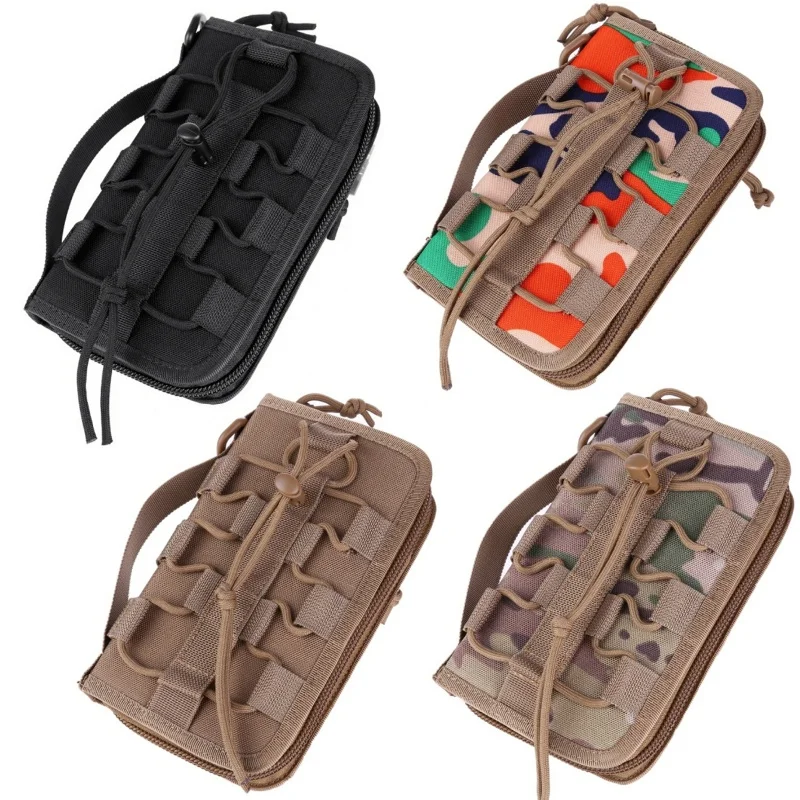 CQC Портативный Универсальный Тактический кошелек EDC Molle чехол для телефона карман