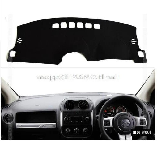 Для jeep compass 2011 2012 2013 2014 2015 2016 коврики для приборной панели аксессуары стайлинга