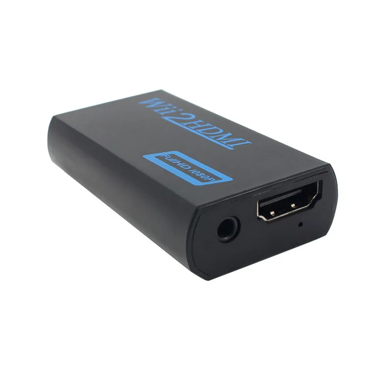 Larryjoe Full HD HDMI 1080P Converter Adapter With 3.5mm Stereo Audio Jack Output for Wii 2 Connector White | Электроника