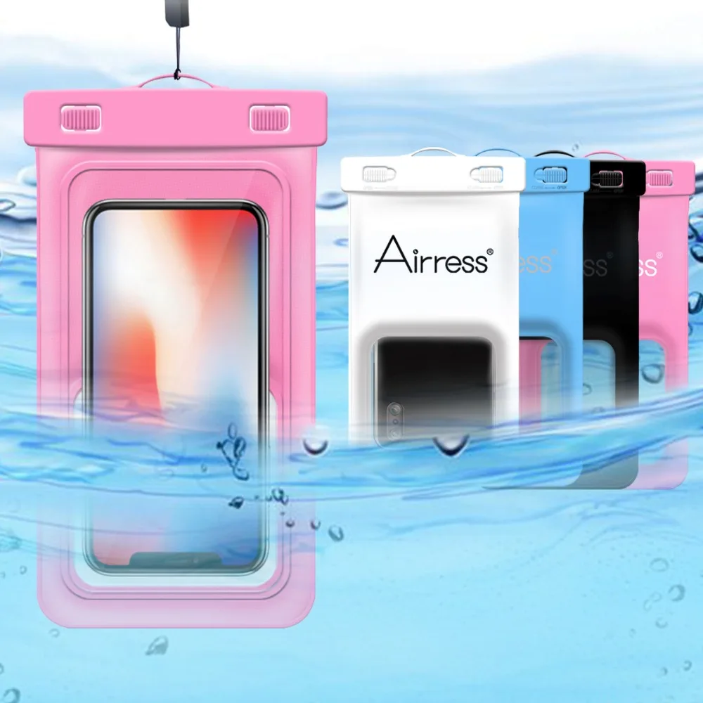Airress водонепроницаемый мешок телефона поплавок универсальный для IPhone X Redmi Note 5A