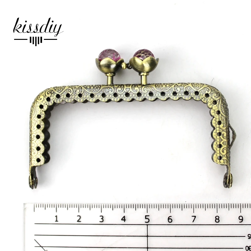 Рамки для кошелька KISSDIY из искусственной бронзы под старину 10 шт. 8 5 см 3 дюйма|coin