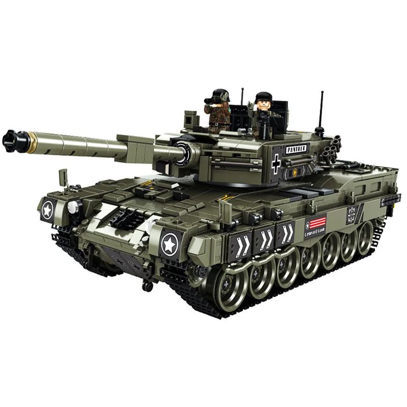 Немецкая Пантера II военные танки из конструктора строительные блоки Совместимые