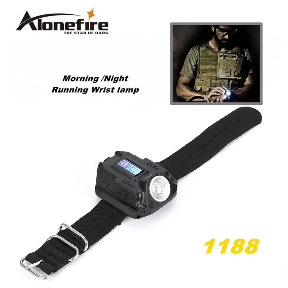 Новый портативный CREE XPE Q5 R2 LED наручные часы фонарик USB зарядка модель на запястье