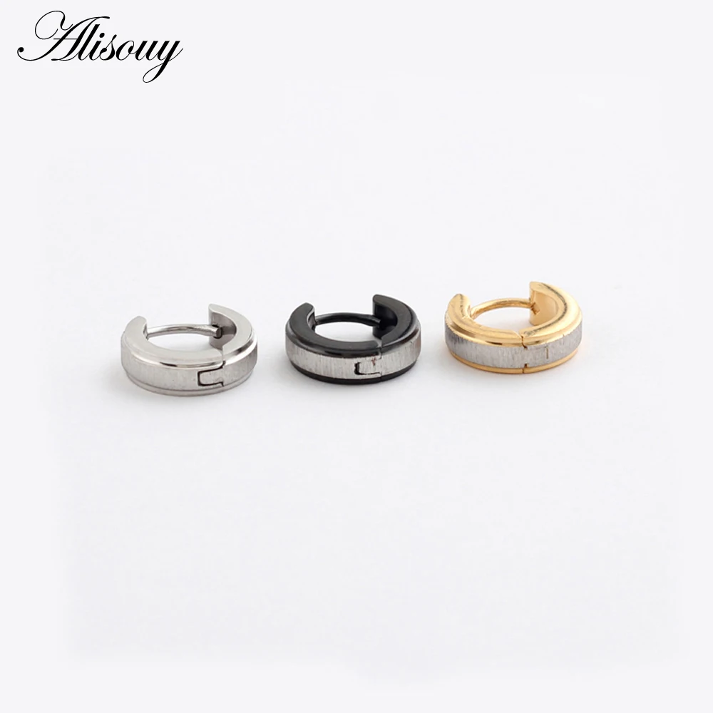 Женские и мужские серьги кольца из нержавеющей стали|fashion hoop earrings|hoop earringsstainless steel