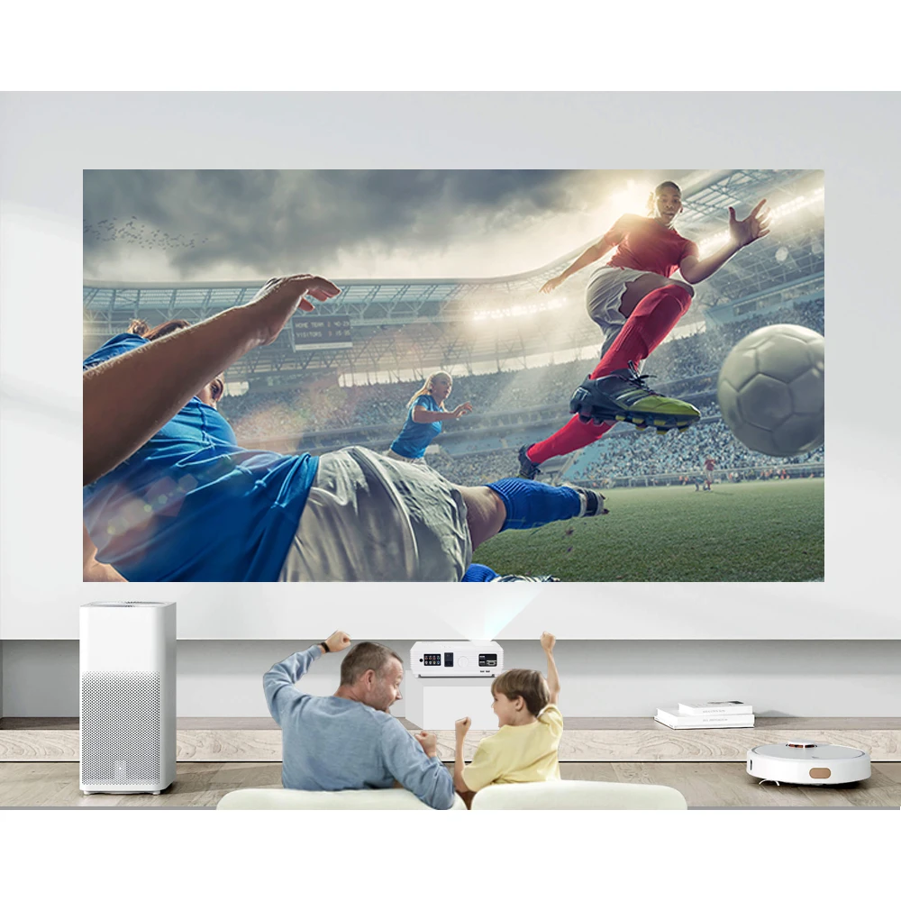 BYINTEK Топ бренд BT96 HDMI USB 1280x800 WXGA 200 дюймов HD 1080P цифровой домашний кинотеатр