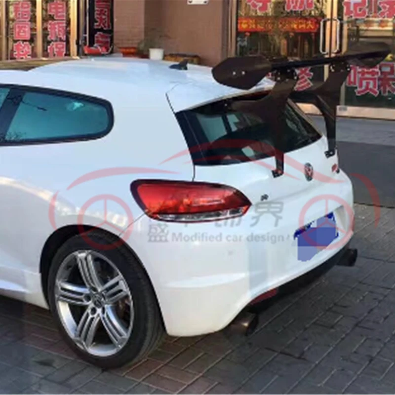 Для Scirocco гольф для девочек 4 5 6 7 MK4 MK5 MK6Carbon волокно сзади загрузки крыла спойлер