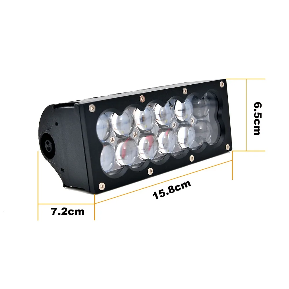 ECAHAYAKU 60 Вт 120 Дауль ряд Led свет бар прямой ВОЖДЕНИЯ 7 &quot15&quot 22 &quot32&quot 42 &quot50&quot
