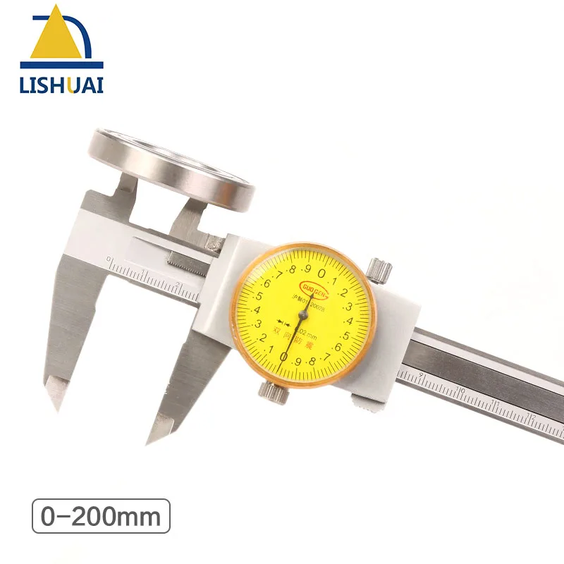 Ударопрочный штангенциркуль из нержавеющей стали 0 200 мм|vernier caliper|dial caliperoutside caliper |