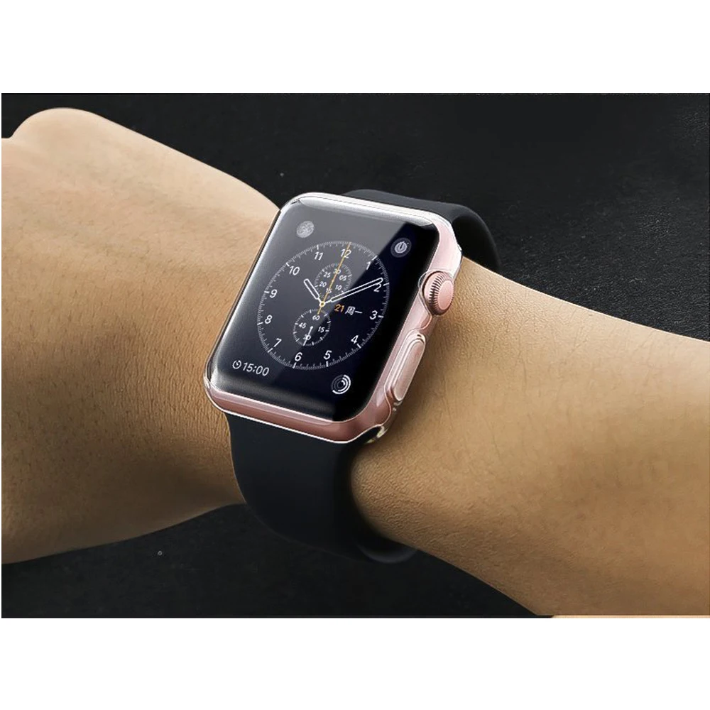 Мягкий и тонкий чехол MNWT для Apple Watch 38 мм/42 мм защитный из ТПУ iwatch Series 1 2 3