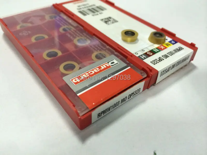 

10pcs duracarb RPMW1003 Inserts EMR Corner Rounging End Mill
