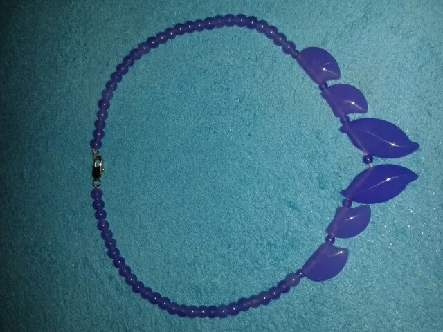 Сиреневый Александрит драгоценные камни свободные бусы в форме листа ожерелье