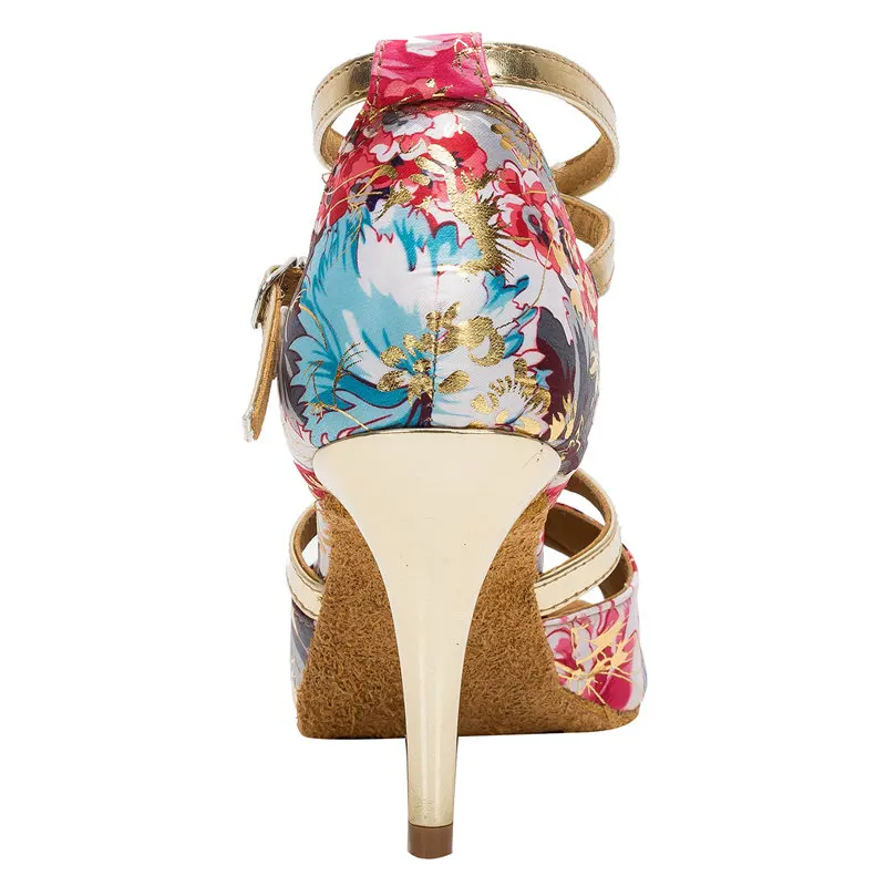 Женские атласные туфли HXYOO красные синие для латиноамериканских танцев бальные