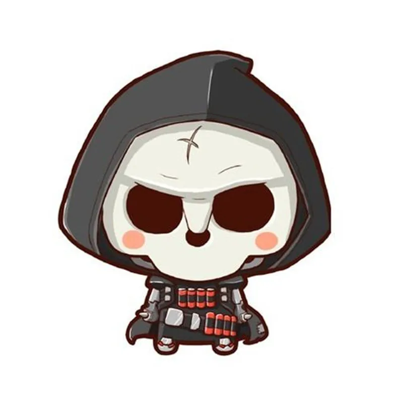 FPS Game Ow Keychain Fashion Overwatch D.va Hanzo Mei Tracer Reaper Figure Bag Pendants Car Key Chains Holder Keyrings Jewelry