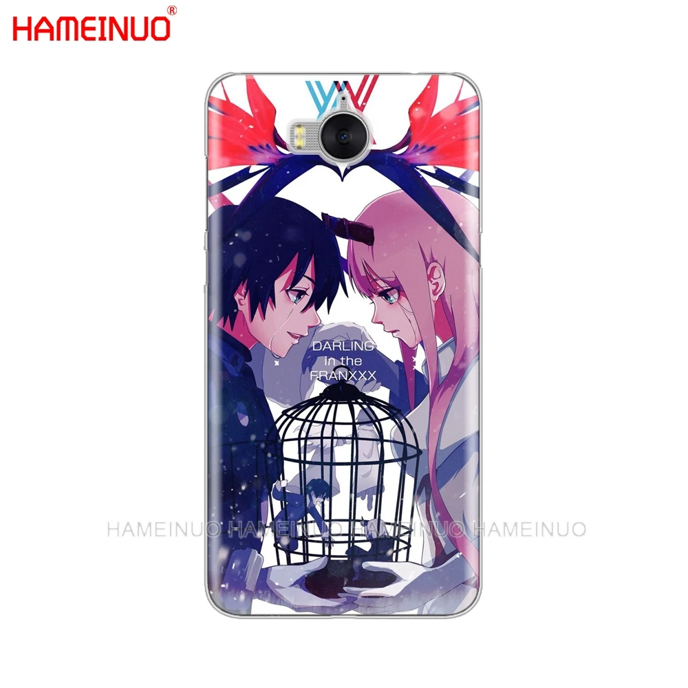 HAMEINUO дорогой в FranXX чехол для сотового телефона huawei honor 3C 4X 4C 5C 5X 6 7 Y3 Y6 Y5 2 II Y560
