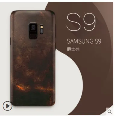 Чехол из натуральной кожи для samsung s9. Вставьте ультра-тонкий полностью кожаный