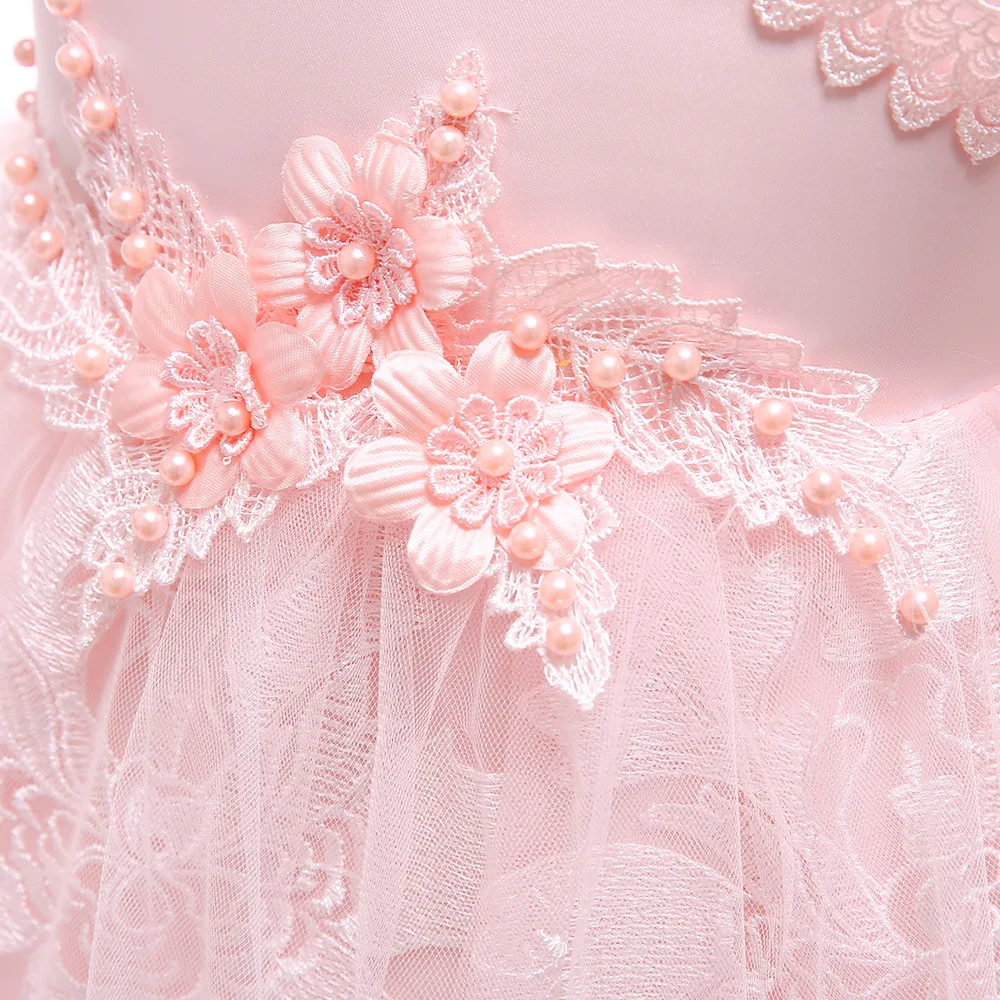 Модное дизайнерское бальное платье с цветочным рисунком для девочек 3-10 лет