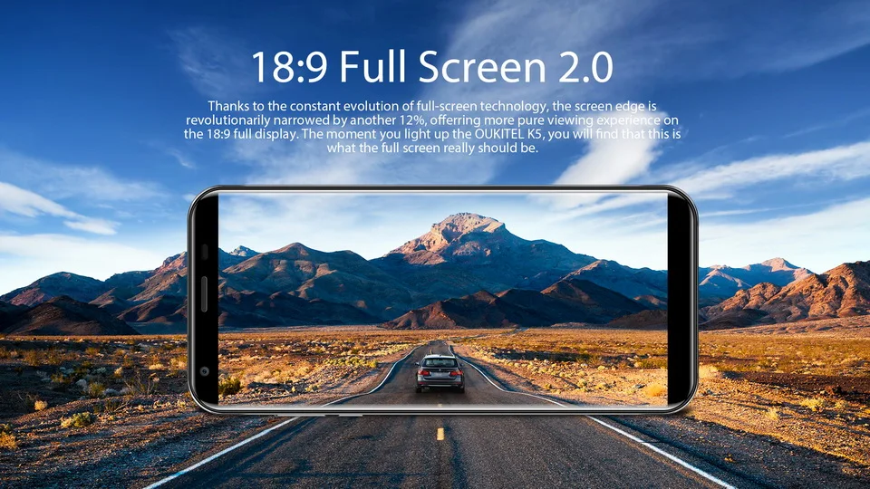 OUKITEL K5 2 GB 16 мобильный телефон 5 7 дюйма HD MTK6737T 4 ядра 8MP двойной камеры Android 0 4000 mAh OTG