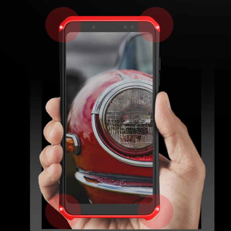 Текстурированная анти осенняя Металлическая Рамка PC задняя для Redmi Note 7 5 Note7 Global