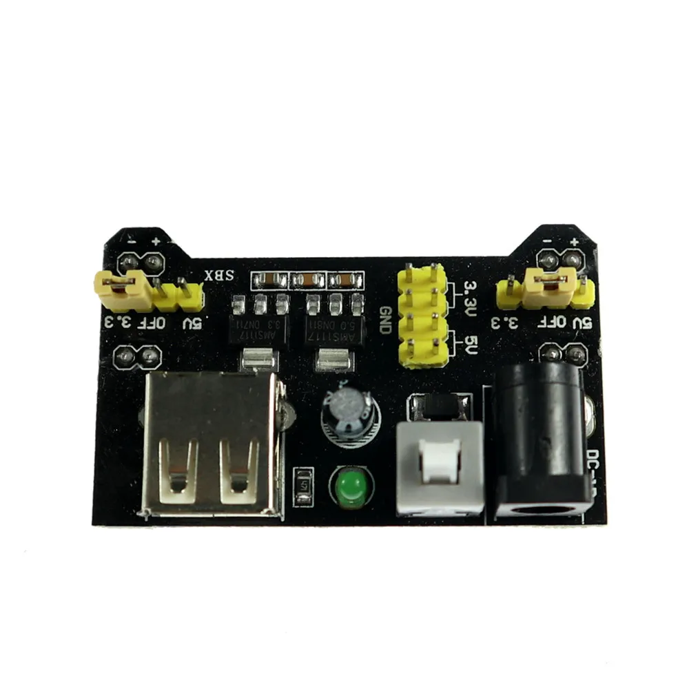 KJ386 MB102 макетная плата модуль питания 3 V 5V Для Arduino Solderless Хлеб доска регулятор