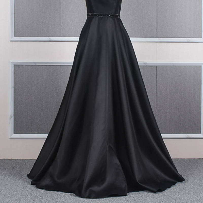 Женское платье без рукавов JANCEMBER элегантное ТРАПЕЦИЕВИДНОЕ в пол с поясом