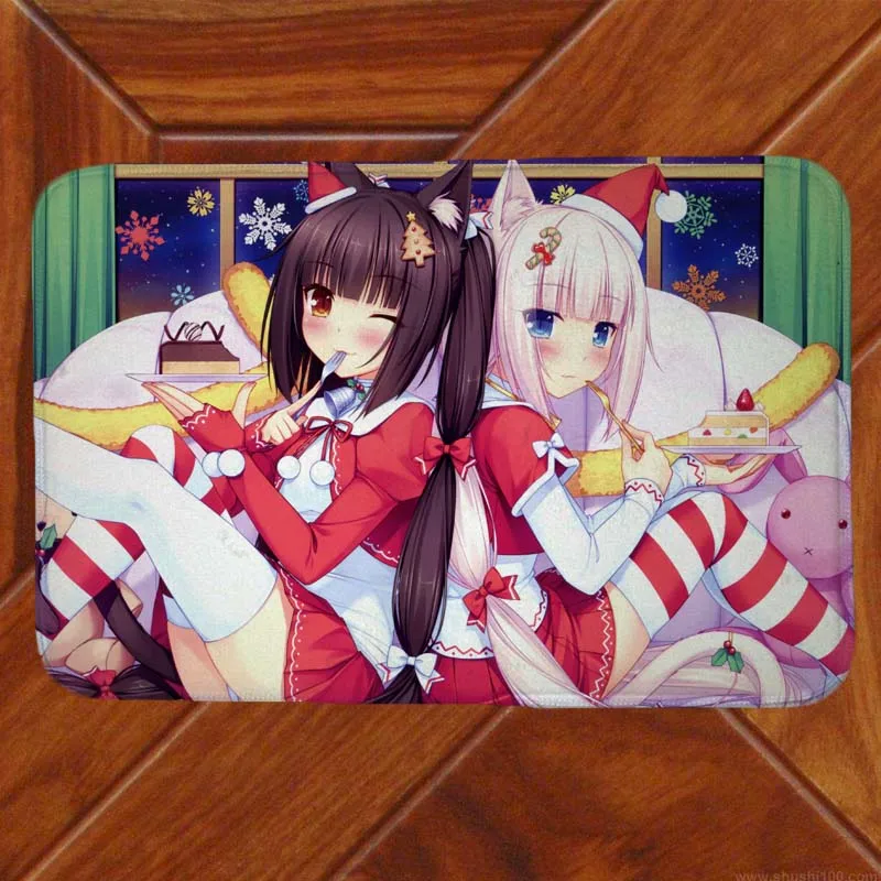 Ковер Neko Para chocola& vanilla декор для спальни коврик Аниме Манга 001