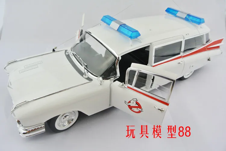 1:18 колеса 1959 Cadillac ECTO Ghostbusters оригинальные модели GHOSTBUSTERS высокая имитационная