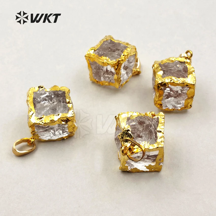 WT P1227 оптовая продажа модные ювелирные изделия натуральный кубический кристалл