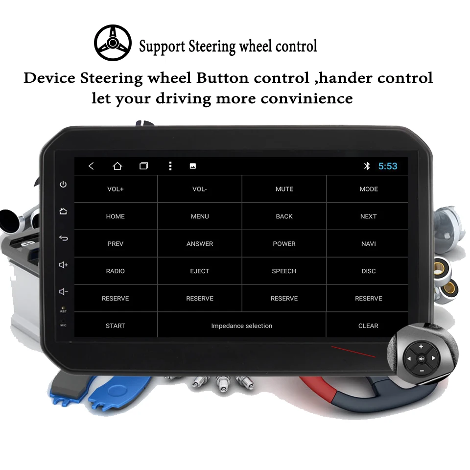 9 "IPS 6G Android 10 0 Octa Core RAM 128G ROM автомобильный DVD плеер стерео радио GPS навигация для