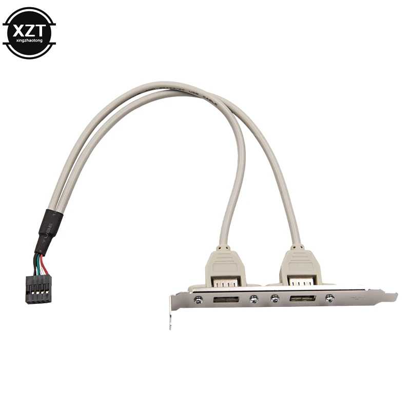 9 дюймовый новейший Кабель адаптер для материнской платы USB 2 0 задняя панель