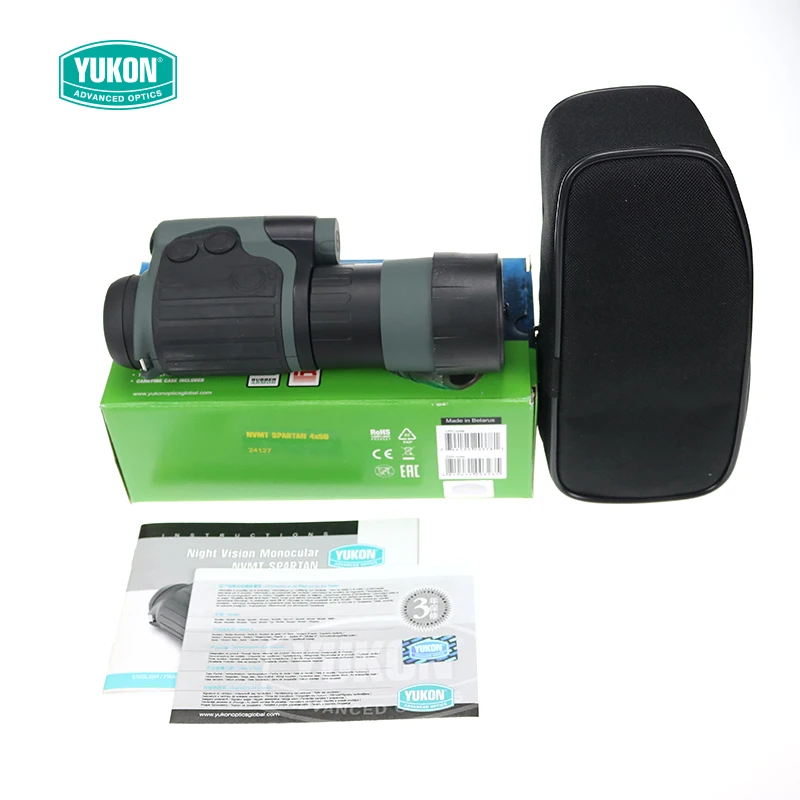 Spartan 4x50 yukon night vision scope monocular for hunting goggles infrared optics tatical | Спорт и развлечения