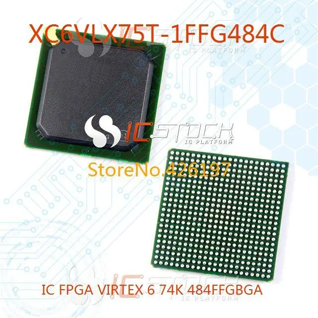 Бесплатная Доставка XC6VLX75T-1FFG484C IC FPGA VIRTEX 6 74 К 484 784FFGBGA XC6 В 1 ШТ. |