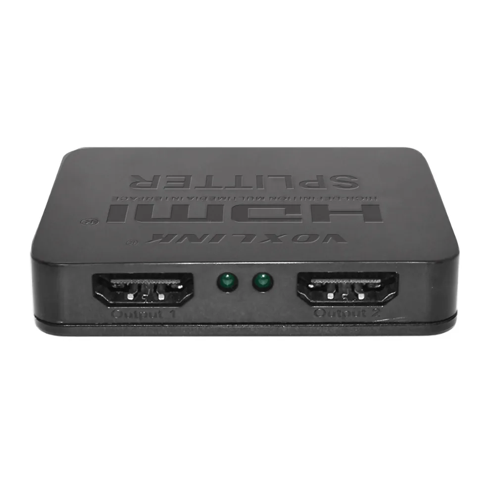 Voxlink мини 1x2 HDMI Splitter 1080 P 3D я в 2 из V1.4 дистрибьютор конвертер синий солнцезащитные