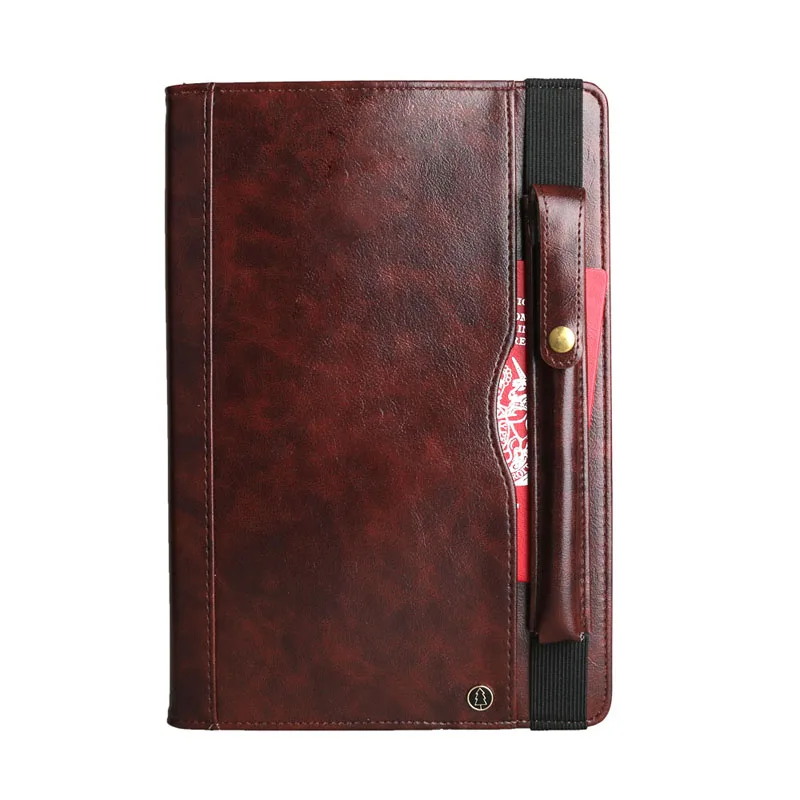 For Samsung Tab SM-T725 Retro Book Leaher Case Multi Flip Wallet Stand Smart Cover for Samsung Galaxy Tab S5e T720 With Pen Slot