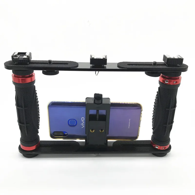 Портативная видеокамера для DSLR камеры телефон Gopro Вертикальная съемка Установка