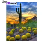 Алмазная живопись с колючей грушей, КАКТУСОМ, полноразмерная картина Стразы, алмазная вышивка, домашний ASF1724