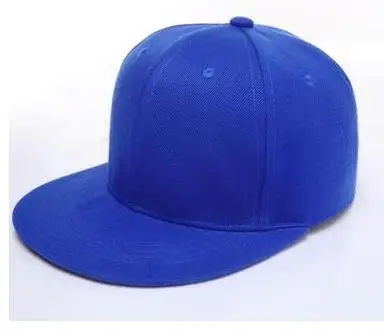 royal blue Заводская Кепка в стиле хип-хоп с плоским козырьком Snapback с логотипом/шляпы с буквами 3D вышивка бейсбольная кепка для мальчиков и девочек Размер - Цвет: royal blue