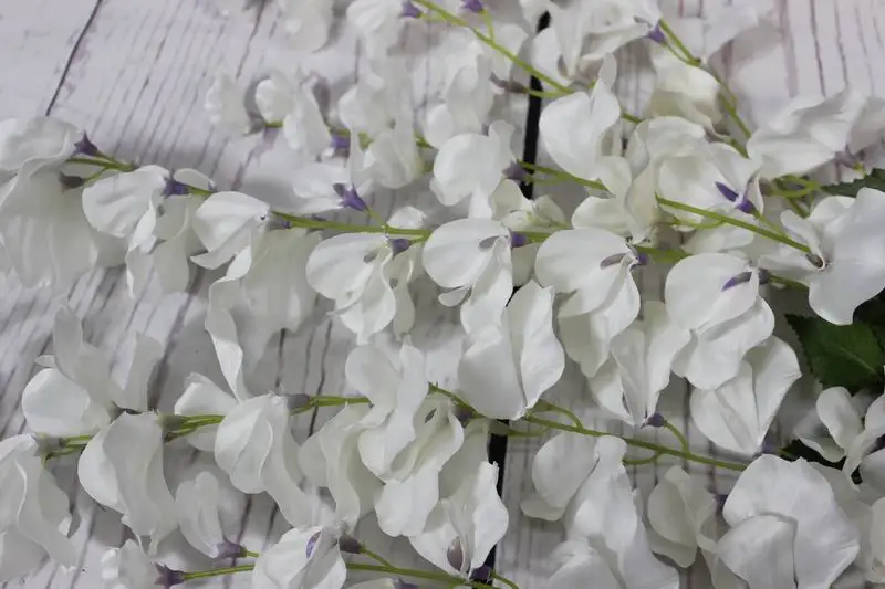 SPR 10 шт./лот 95 см Цветок Глициния ротанговая лоза свадебная АРКА квадратные