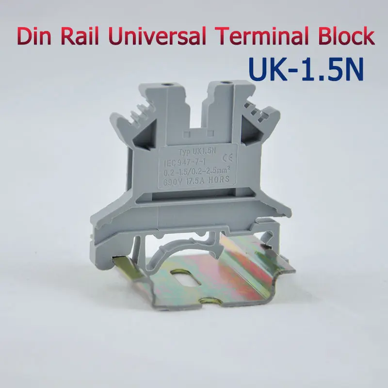 50 шт. Универсальные клеммные колодки UK1.5N Phoenix|terminal block|din rail terminal blockdin |
