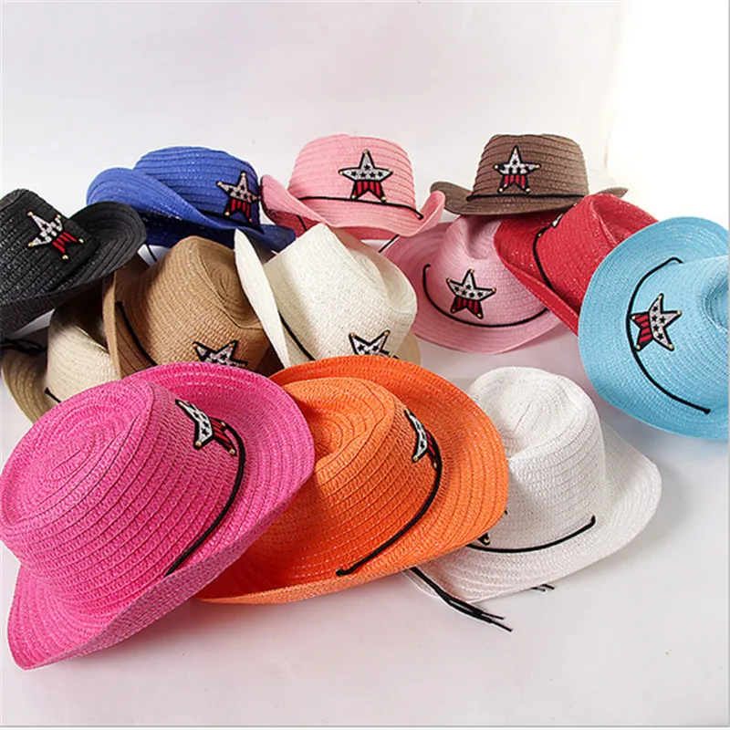 Если мечта персик Новинка 2017 года детские соломенная шляпка Летняя Детская