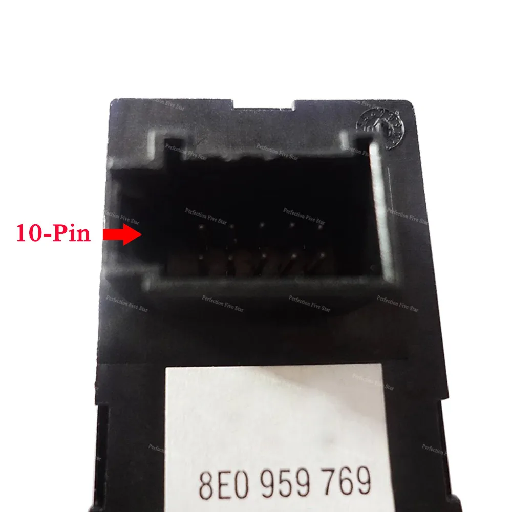 Переключатель питания 8E0 959 769 для подголовника спинки AUDI A4 B6 B7 Avant Quattro 8ED959769