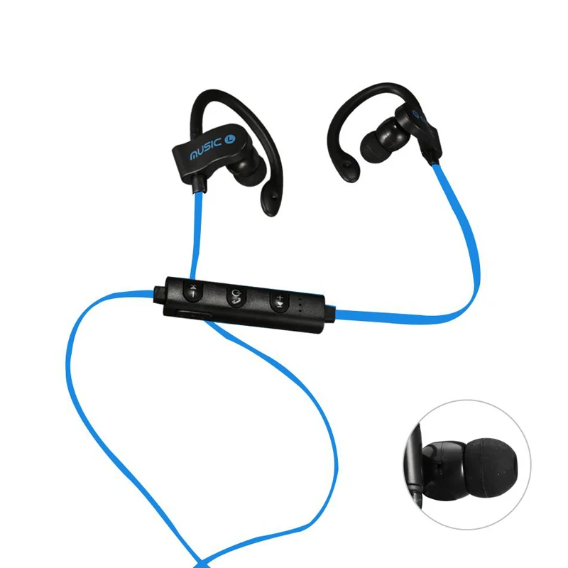 Отличные Bluetooth Наушники Беспроводные спортивные бас наушники с микрофоном для IOS