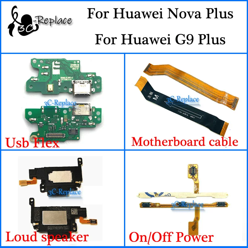 Гибкий Usb кабель для материнской платы Huawei Nova Plus/Huawei G9 Plus громкий динамик