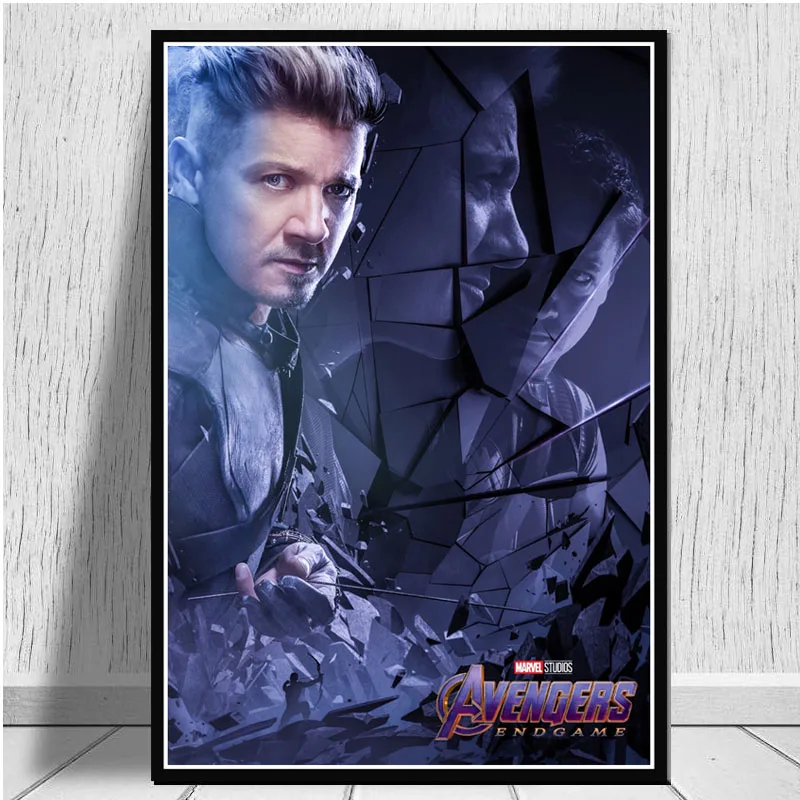Капитан Америка Мстители эндигра фильм Marvel персонажи Железный человек художественная живопись плакат печать настенные картины гостиная домашний декор