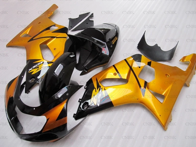 Для GSX R600 R750 R1000 2000 - 2003 K12 обтекатели GSXR 600 750 1000 03 02 желтый черный 2002 обтекатель Abs