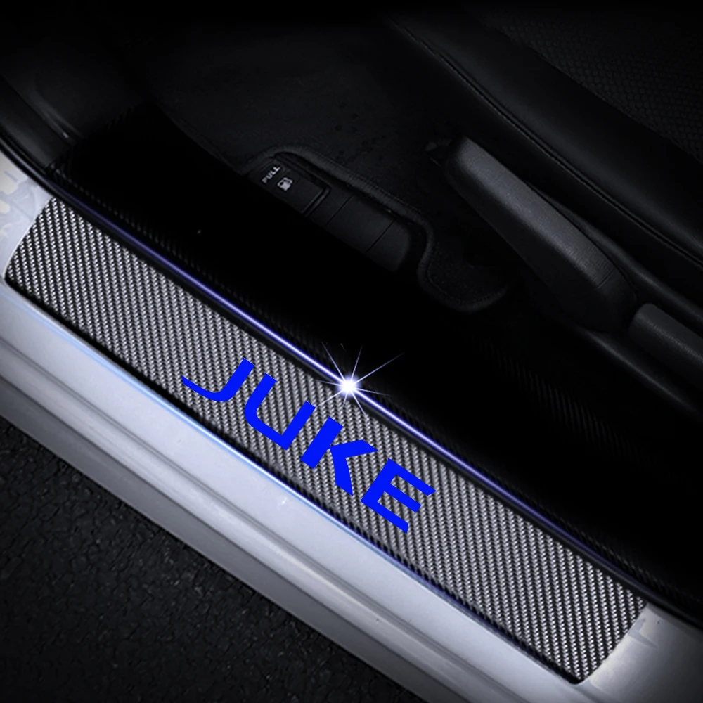 Накладка на порог двери накладки автомобиля для Nissan JUKE виниловые наклейки из