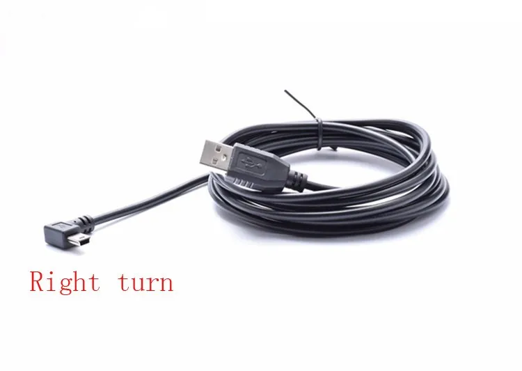 3 м/5 м поворот вправо USB 2 0 на Mini 5 pin m/m кабель питания для GPS|usb 2.0|usb 2.0 amini |